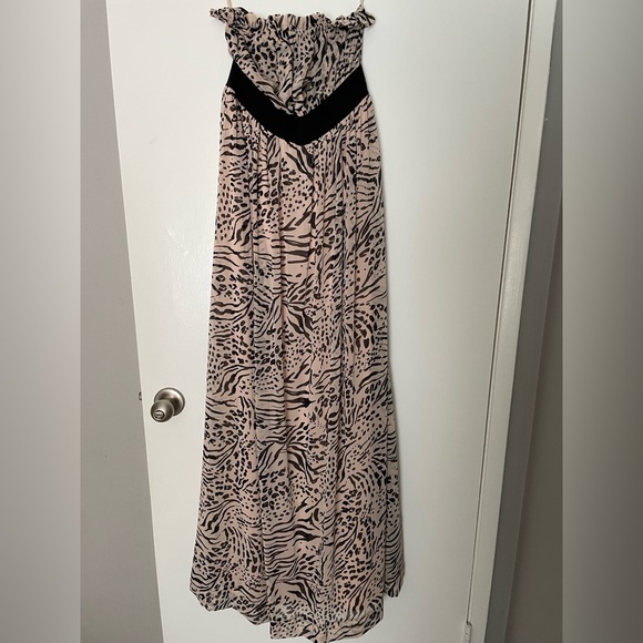 H&M strapless maxi, light pink, Size 8 - Picture 1 of 3